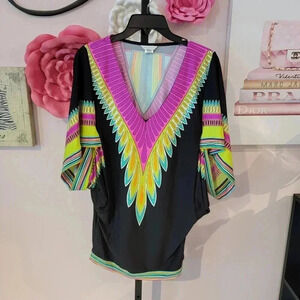 Trina Turk Multi Color Swimsuit Cover-Up